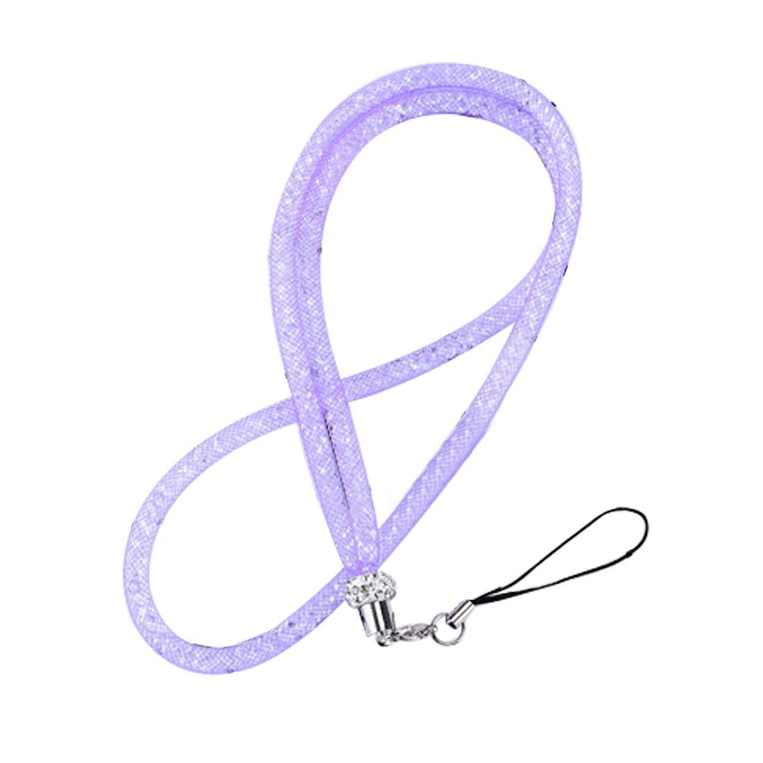 Etmakit cristal cou collier sangle lanière U disque ID carte de travail Mobile téléphone portable chaîne sangles porte-clés téléphone accrocher corde