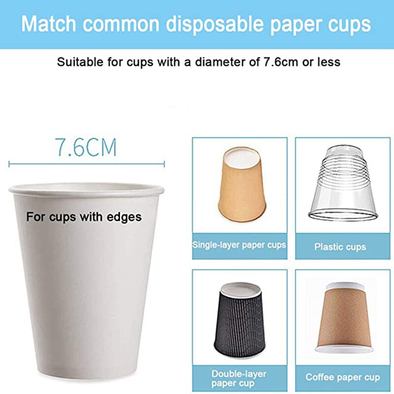 Water Cup Distributeur Wandmontage Plastic Drinker Papier Cup Plastic Beker Separator Cup Dispenser Automatische Cup