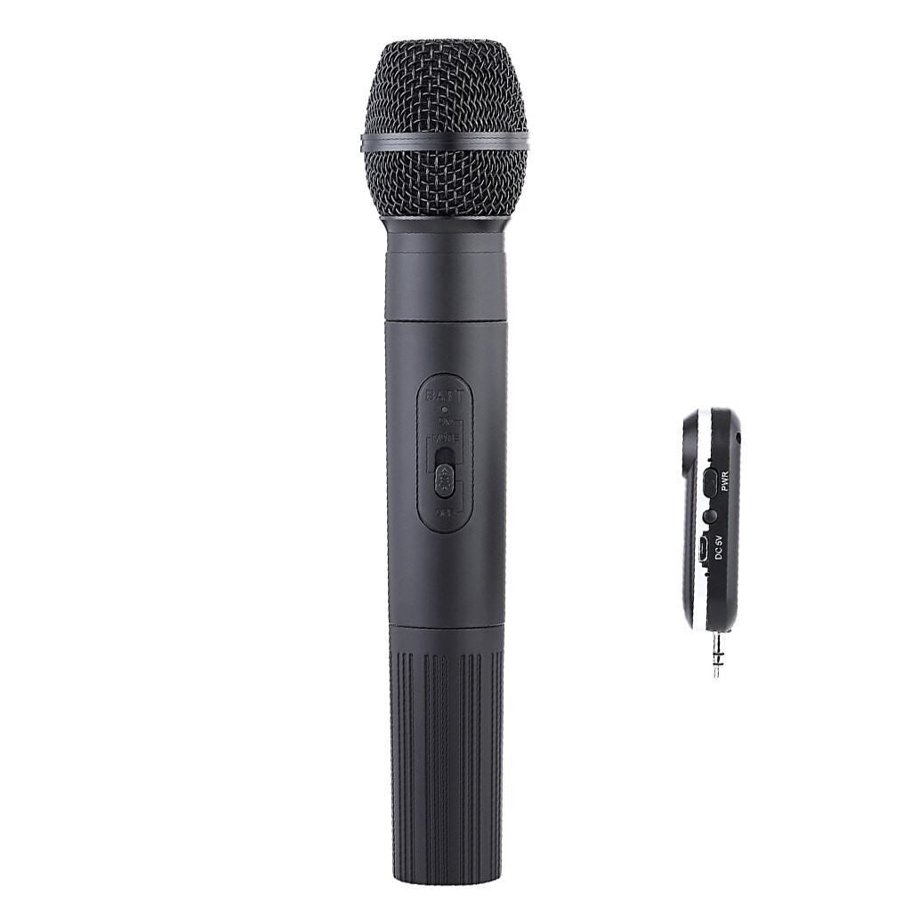 Draagbare Handheld Draadloze Microfoon Met Mini Ontvanger Voor Thuis Karaoke Meeting Accessoire