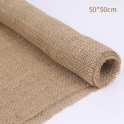 Burlap Cloth Cotton Linen Cloth Retro Effect Photography Backdrops Props for Food Cosmetics Shoot Background Material Items: Default Title