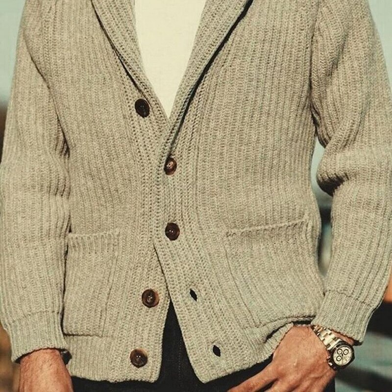 Brand Sweater Men Autumn Winter Thick Warm Cardigan Men Arrivals Streetwear Casual Sweater Coat