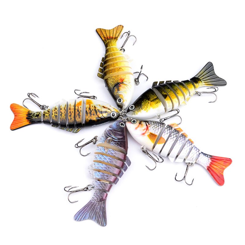 14cm 23g 8 Segment Köder Sinking Wobbler Angeln Lockt Harte Künstliche Gelenk Crankbait Swimbait Für Angelgerät Locken: random