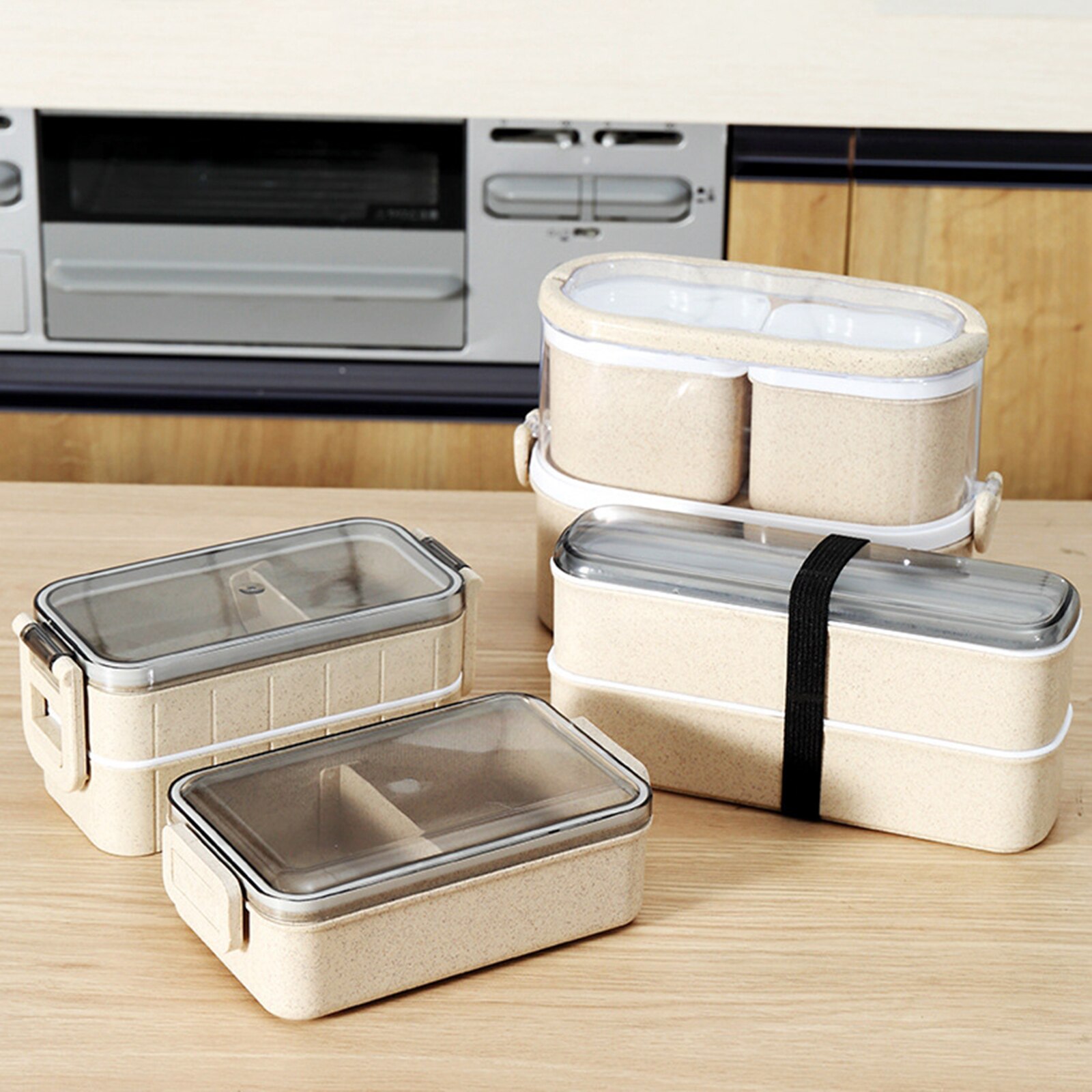 Japanese Style Leakproof Lunch Container Meal Snack Box Lunch Box Food Storage Container