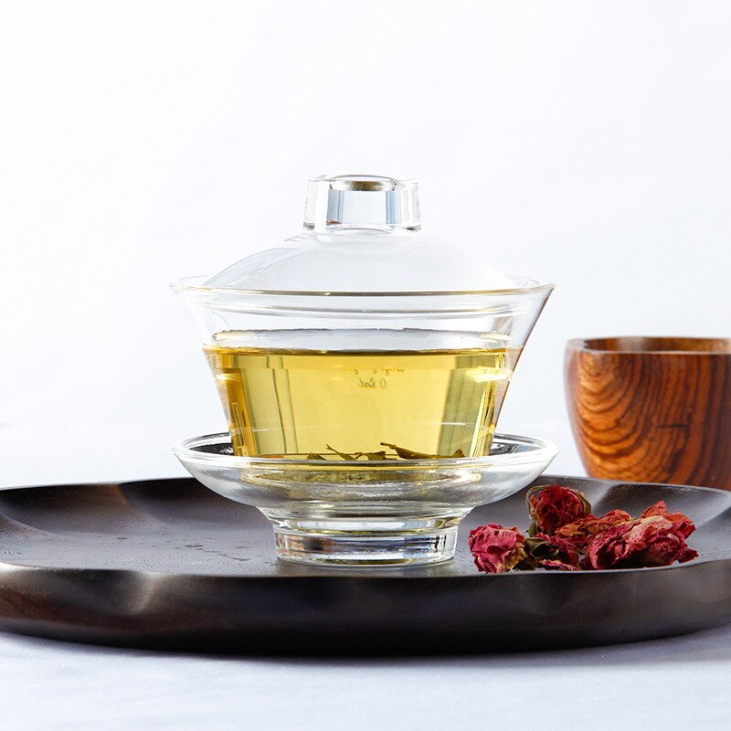 Babao Theekopje Cover Met Transparant Glas Met Base Theekopje Thuis Gezondheid