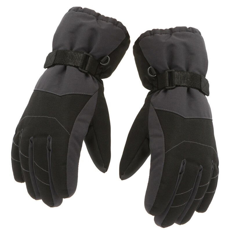 Kids Child Winter Thicken Warm Mountain Snowboard Ski Gloves Windproof Mittens: 1-L