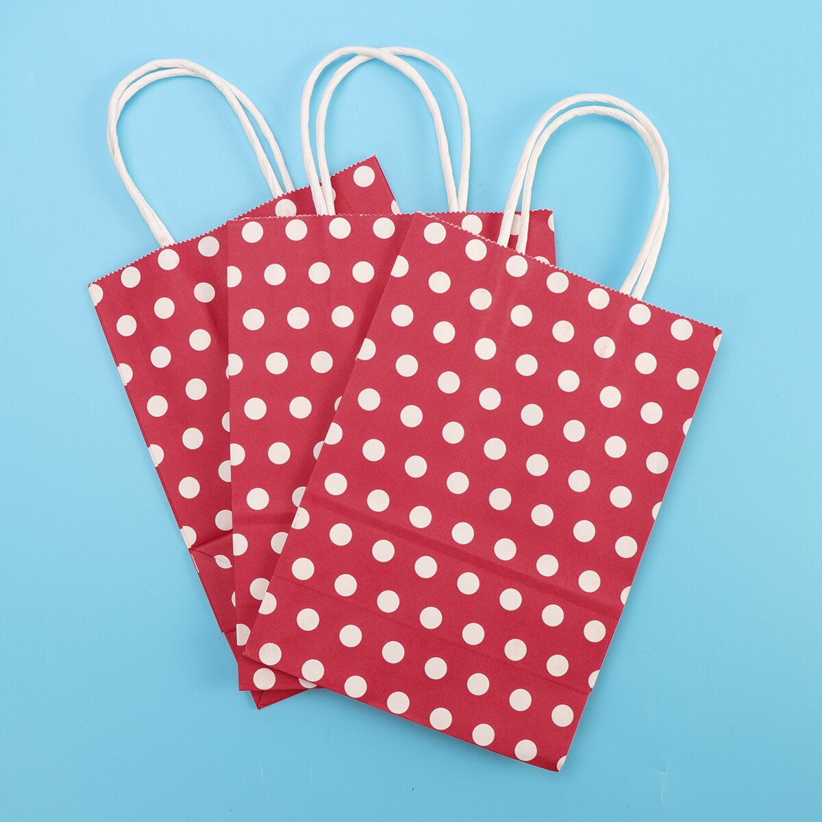 20 pcs Kraft Papieren Zakken met Handvat Party Bag Verjaardag Bruiloft Gunst Huidige Zak Verpakking Tassen