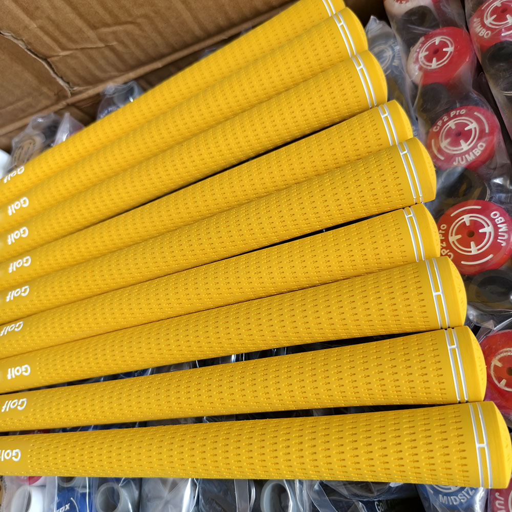 13 stücke Golf Verein Griff Eisen Holz Stange Universal- Griff Gummi Tragen-beständig Nicht-Unterhose Golf Griff Weiß blau gelb grün verrotten Griff: Gelb