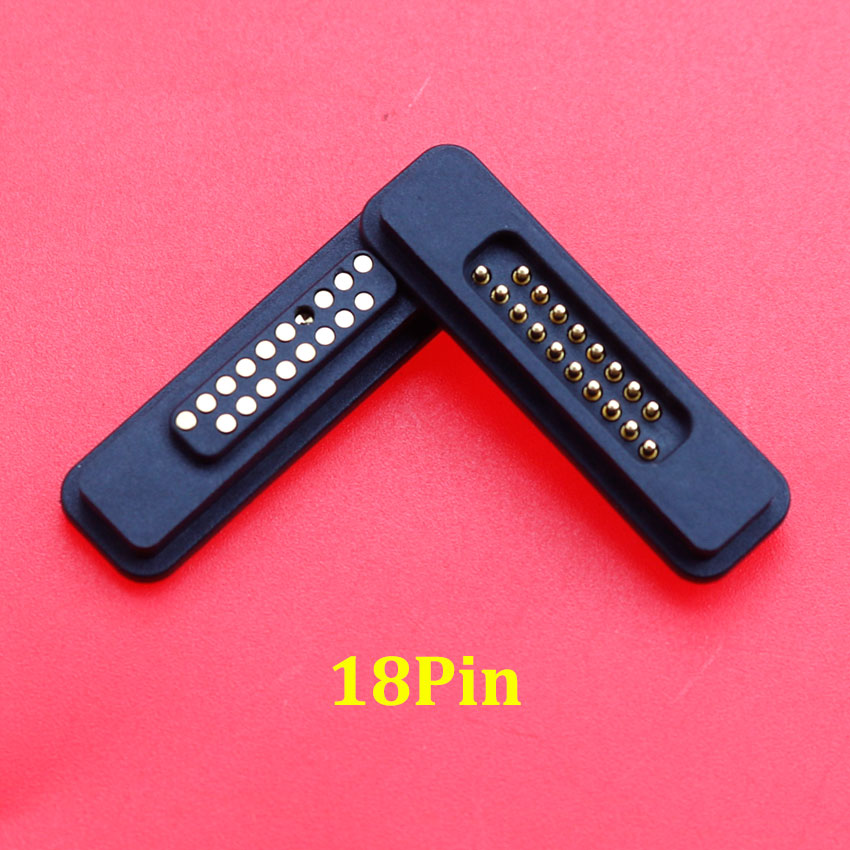 1Pair 13/14/15/16/17/18/19/20Pin Waterproof Magnetic Pogo Pin Connector 2A Male Female Pogopin Spring Loaded DC Power Socket: Brown