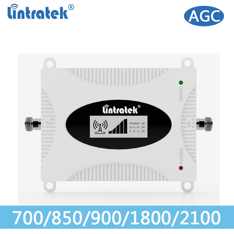 Lintratek-amplificador de señal 2G, 3G, 4G, 700, 850, 900, 1800, banda 28, 8, repetidor de señal, amplificador mejorado de teléfono móvil Pro