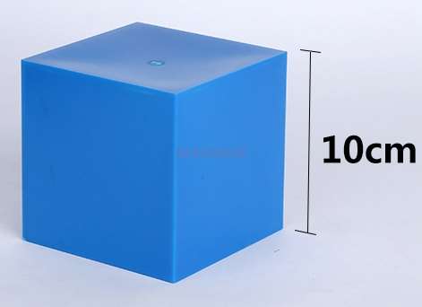 Basisschool Wiskunde 10 Cm Kubus Decimeter Cube Volume Unit Demonstrator 1L Cube Model Leermiddelen