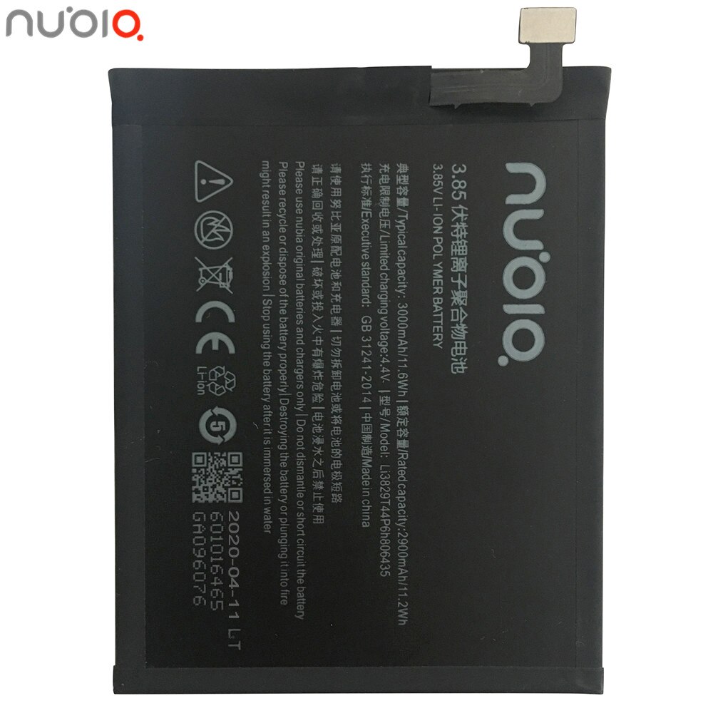 neue Batterie Für ZTE Nubia Z11 NX531J Li3829T44P6h806435 3000mAh Ersatz Akku + Kostenlose Tools