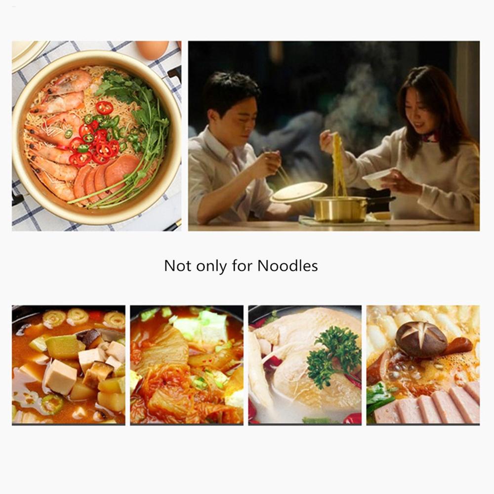 Ramen Topf Nudel Herde Aluminium Koreanische sofortig-nudeln Topf