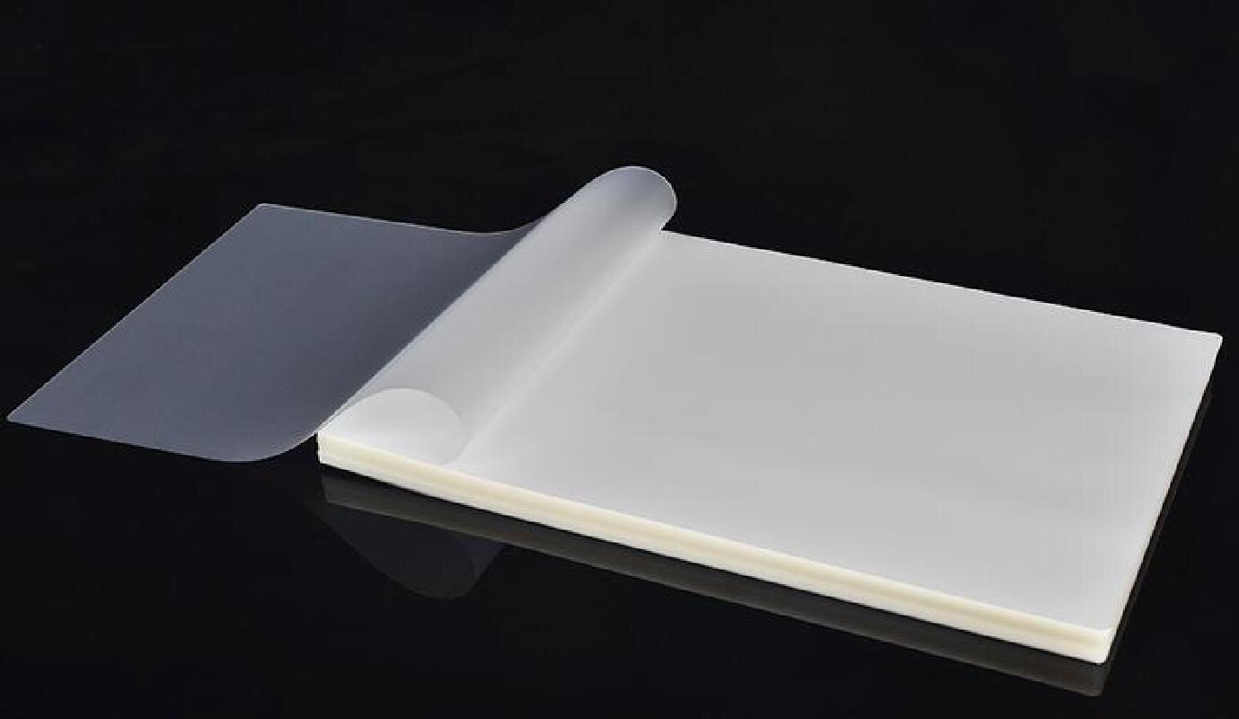 50 stk / mye 60 mikrofon  a4 termisk laminering film kjæledyr til foto / filer / kort / bilde laminering rulle kaldpakker laminator papir