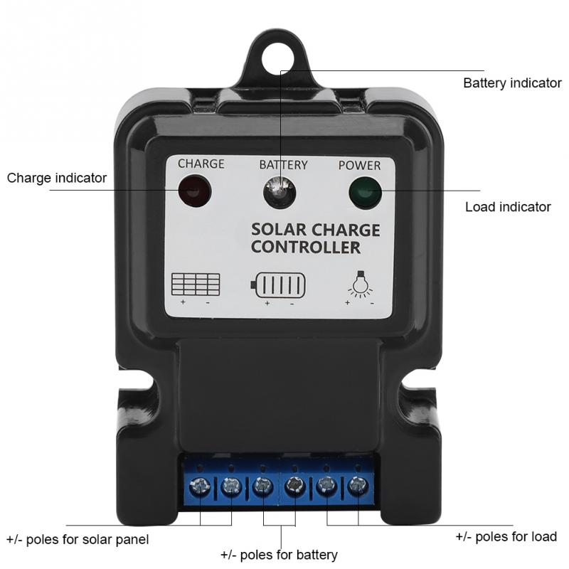 5 s 14.8 v 10a pwm intelligent smart solenergi utladningskontroller plast svart solenergi ladekontroller