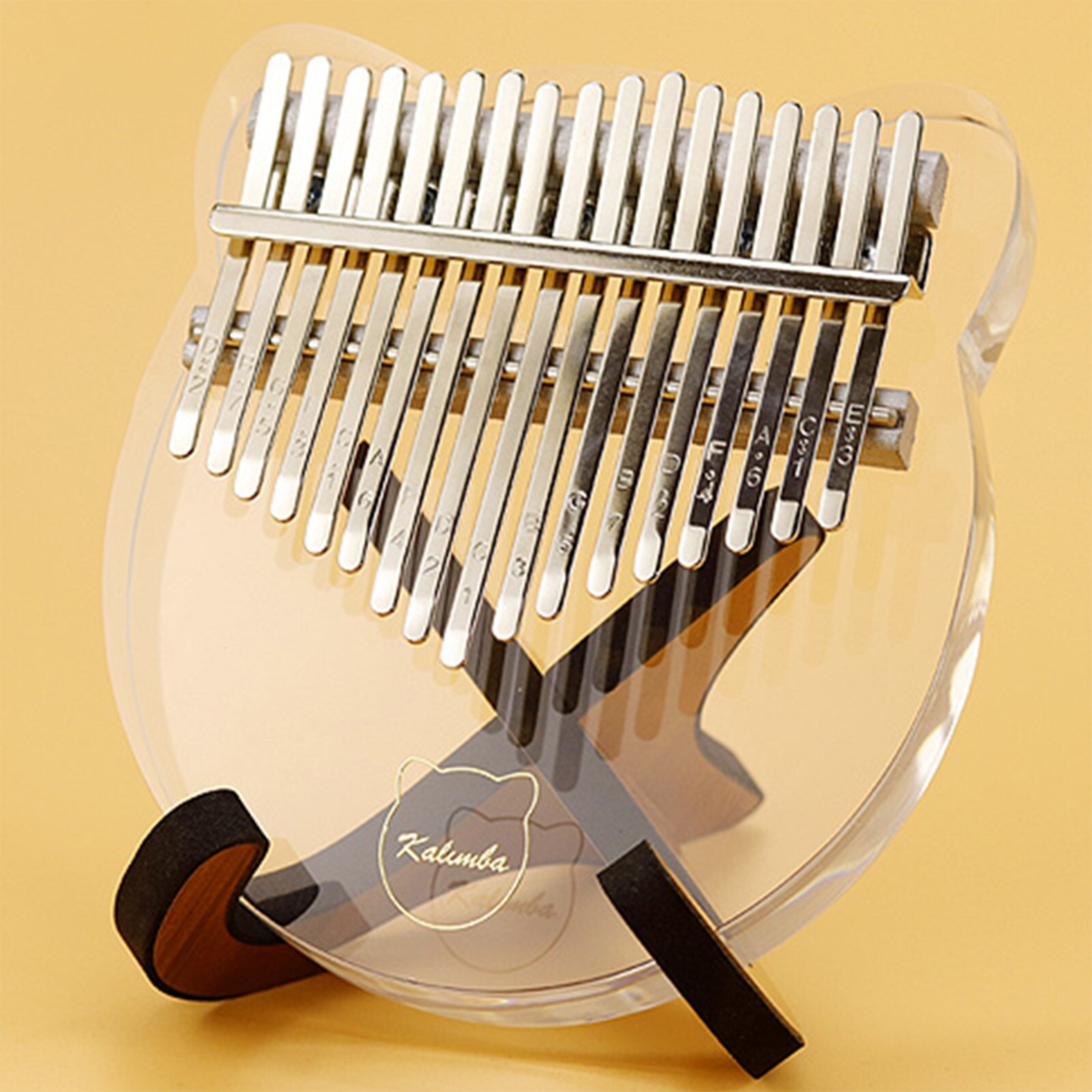 17 Toetsen Kalimba Transparant Kristal Duim Vinger Piano Muziekinstrumenten Muzikale Plezierige Instrument Supply