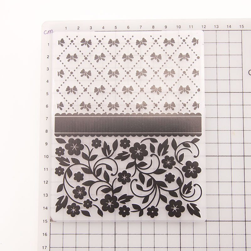 Flower Butterfly Plastic Embossing Folders Stencils Template Molds Scrapbooking Paper Crafts Cards Making DIY Album Decoration