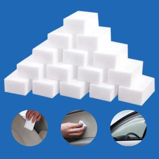 Esponja de melamina, borrador de esponja mágica, limpiador de esponja de melamina, esponjas de limpieza para herramientas de limpieza de cocina y baño, 10/50 Uds.