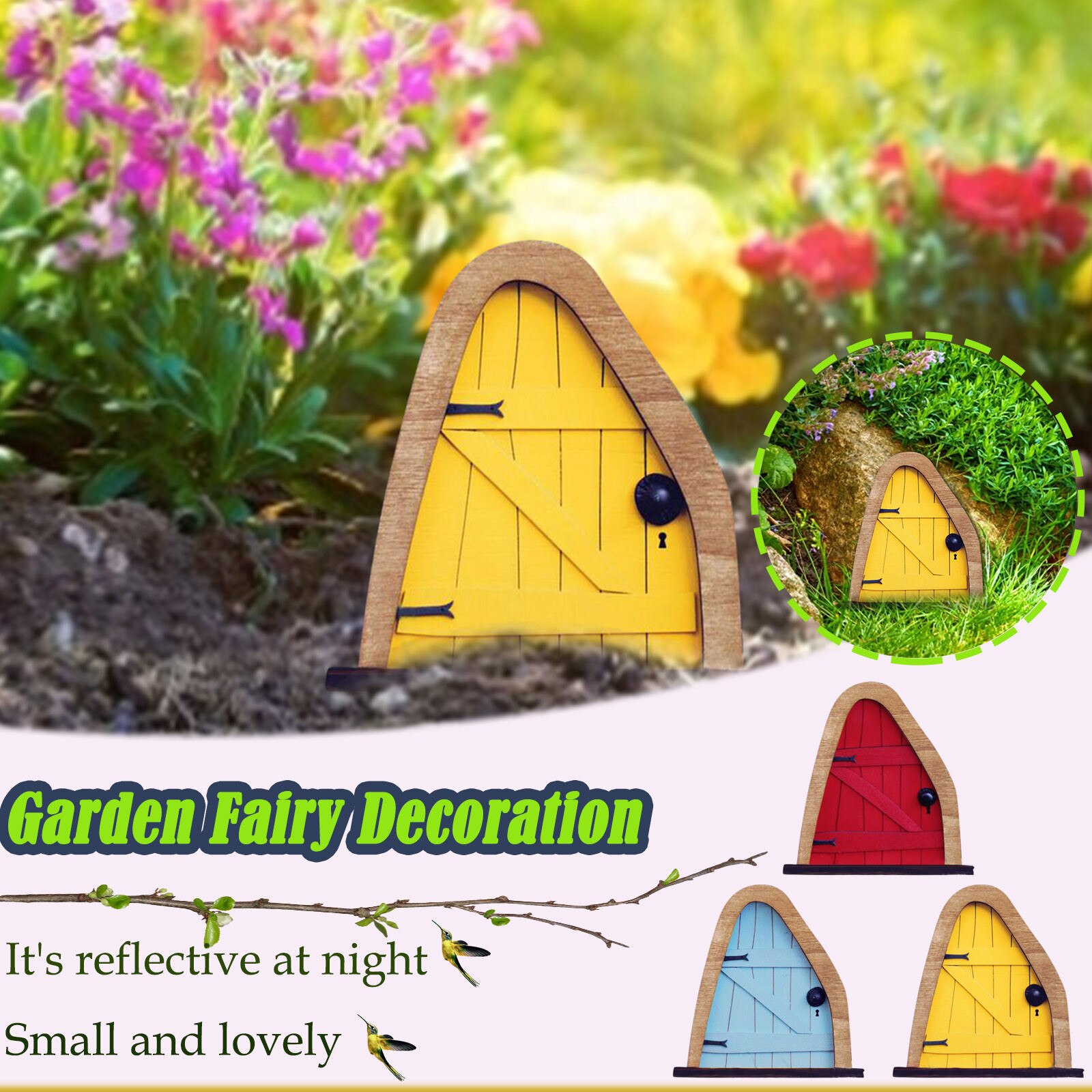 40 @ Miniatuur Fairy Gnome Thuis Venster Deur Hars Sculptuur Beeldjes Fairy Garden Grillige Boom Sculptuur Diy Decor Voor Yard