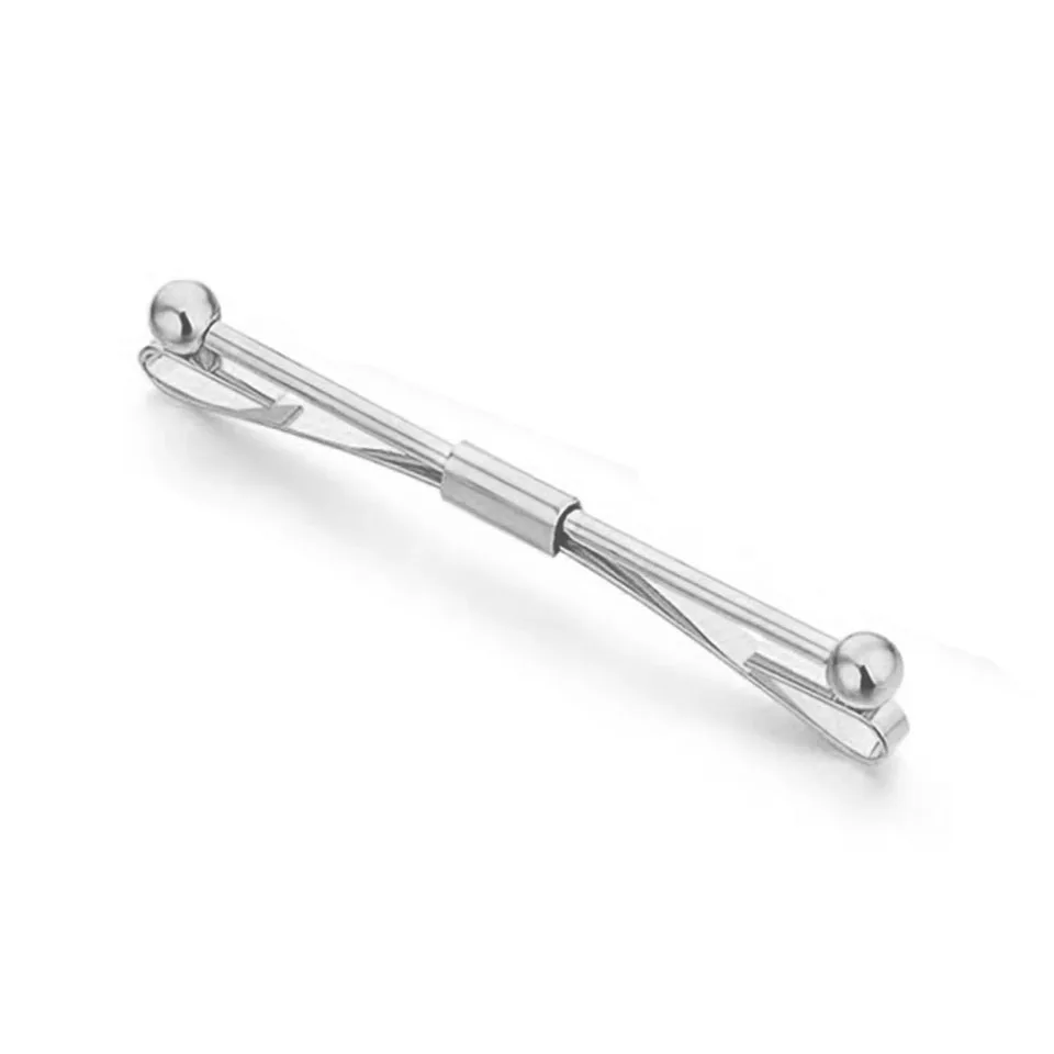 Hochwertige Kupfer-Kragen-Bar-Anstecknadel für Herren, goldfarben, zweifarbige Clips, Revers, -Brosche
