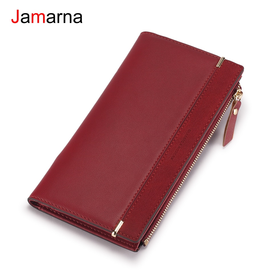 Jamarna Frauen Brieftaschen Brieftasche Weibliche Neue Zipper Frauen Geldbörsen Pu leder Kupplung Klassischen