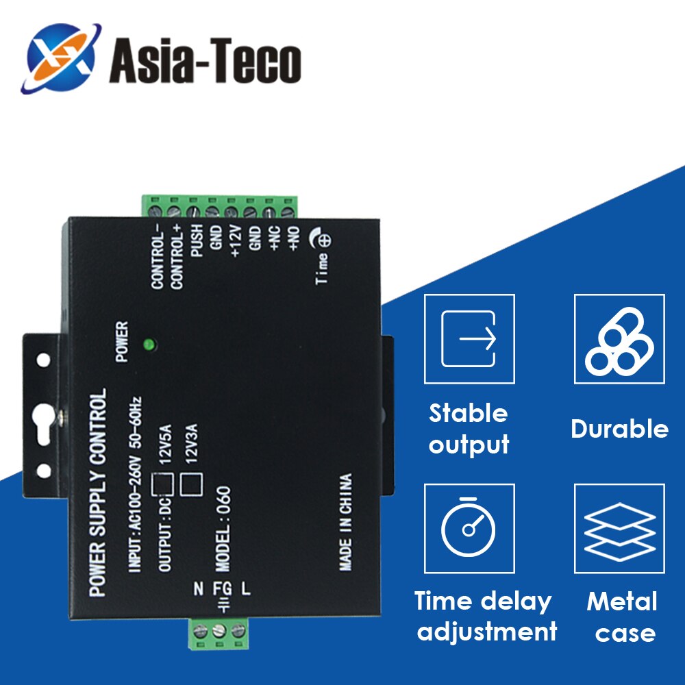 Mini Power Supply Door RFID Fingerprint Access Control Supplier Adapter Covertor System Machine DC 12V 3A 5A AC 100~260V
