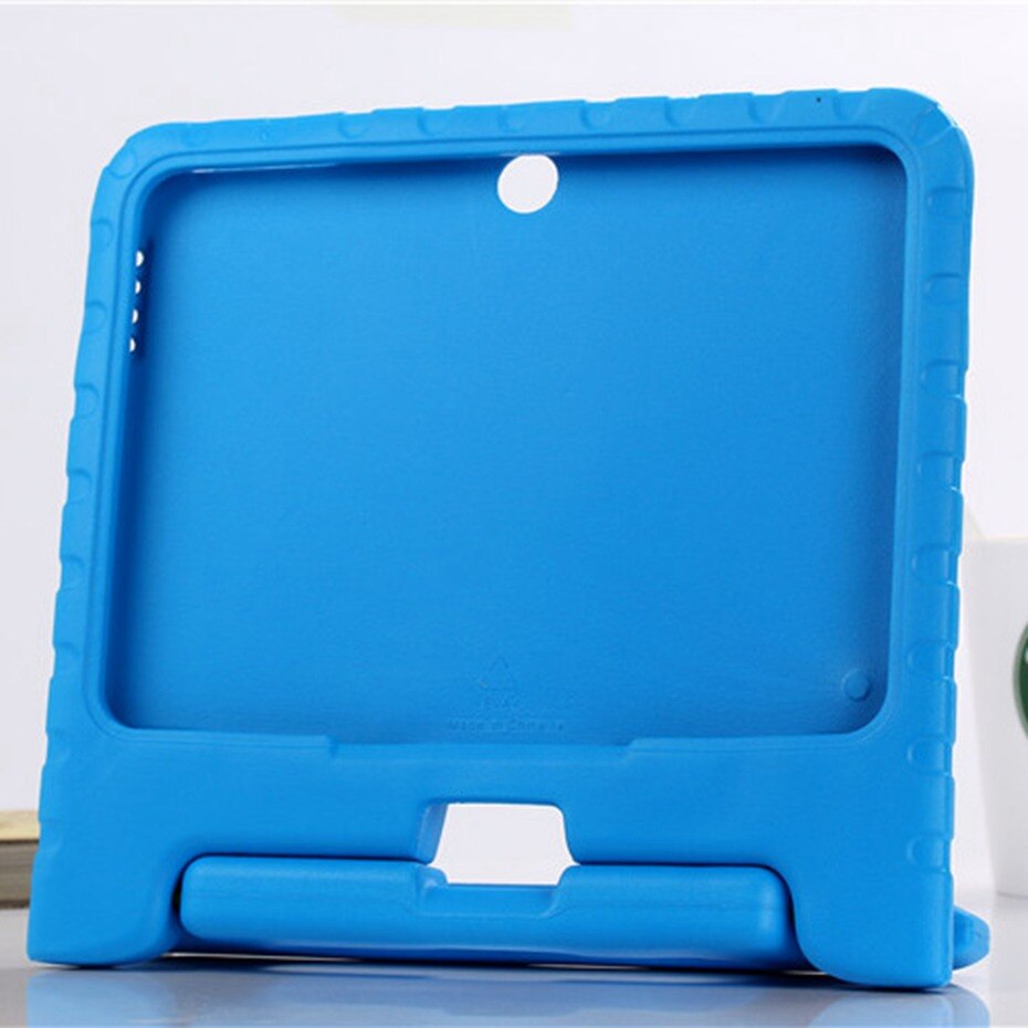 Funda de silicona para tableta Samsung Galaxy Tab 3, 10,1, P5200, P5210, de cuerpo completo, segura, para niños, T530, T531, T535: Azul