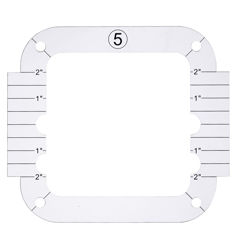 LMDZ 12 Kinds of Sewing Templates Patchwork Rulers Sewing Machine Quilter's Ruler Sewing Stencil Tool Sewing Accessories: type 1
