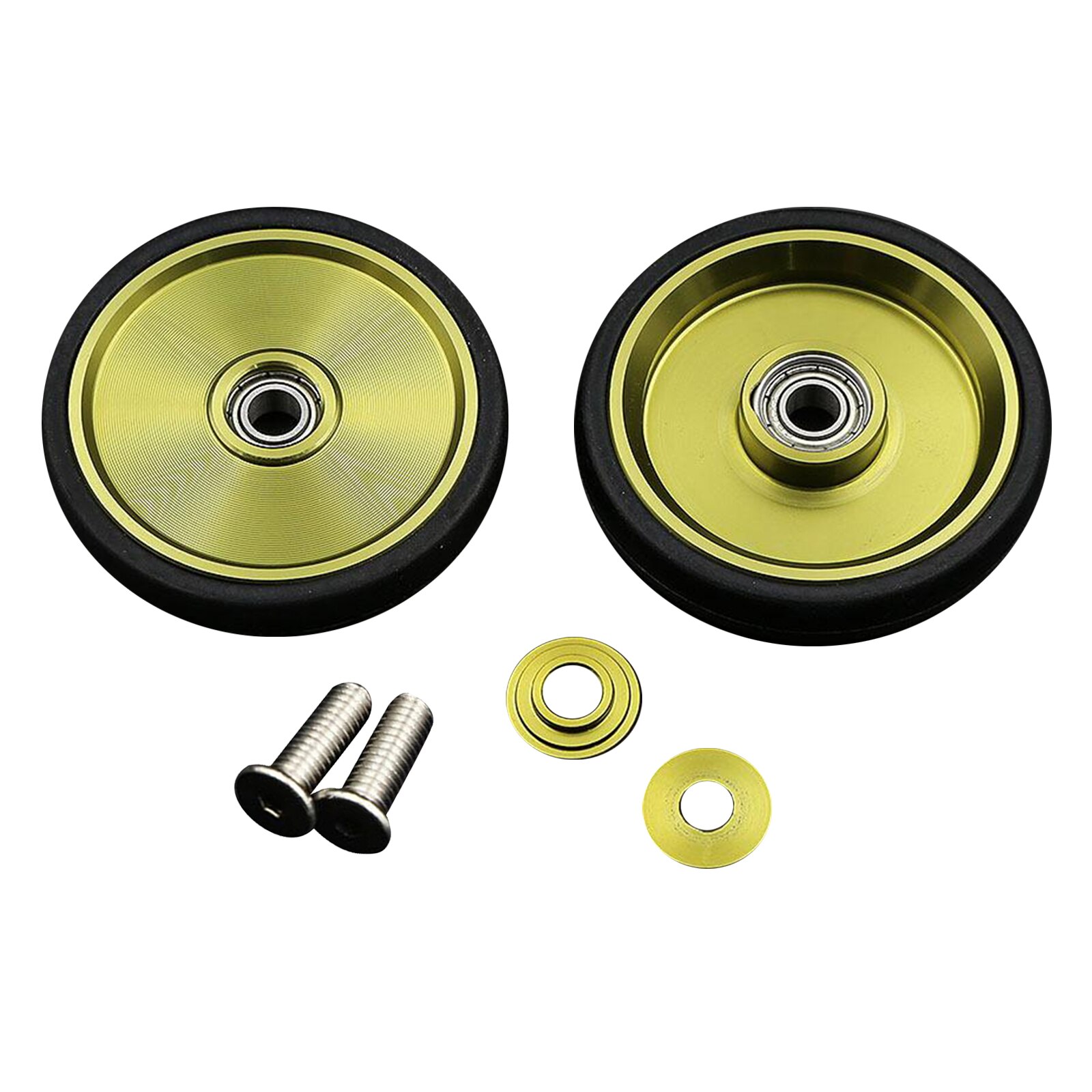 Juego de recambios para bicicleta plegable Brompton, rueda fácil de modificar, Easywheels plegables de 2,17 pulgadas, 2 uds.