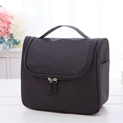 Neue Wasserdichte Männer Hängen Make-Up Tasche Oxford Reise Veranstalter Kosmetik Tasche für Frauen Necessaries Machen Up Fall Waschen Kulturbeutel: Black B