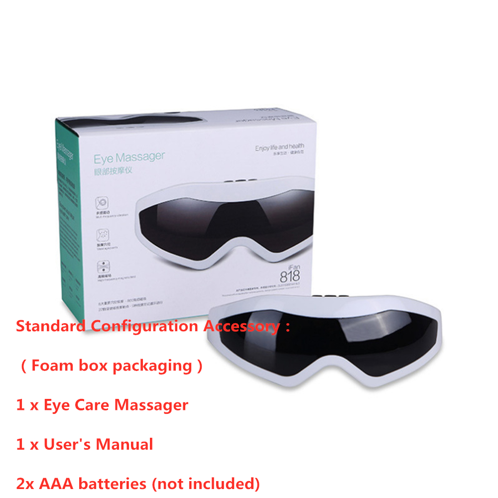 Elektrische Auge Massagegerät Magnet Therapie Vibration Lindern Akupressur Auge Schlaf Maske Gesundheit Schönheit Augenschutz Instrument: Standard Zubehörteil