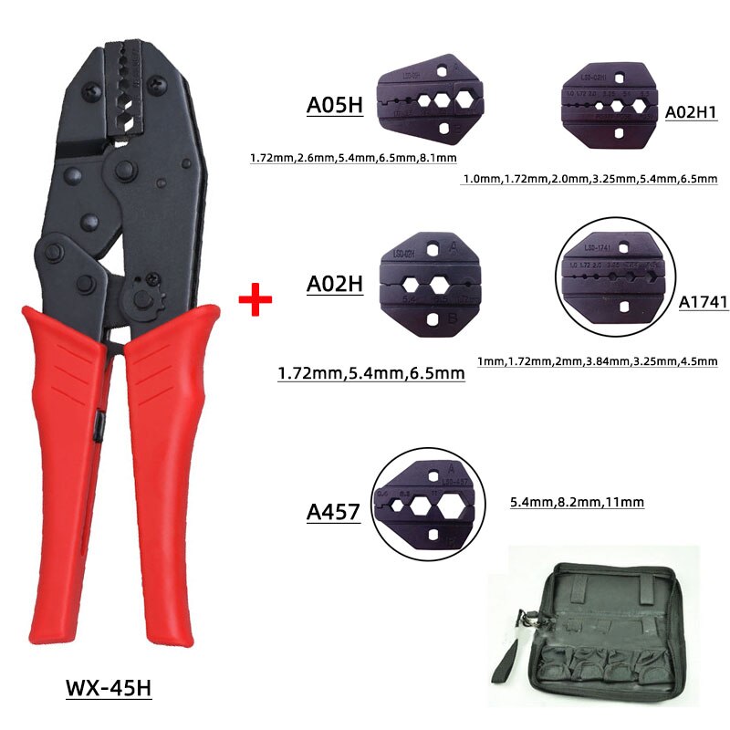 coaxial crimper for crimping RG58,RG59,BNC coax cable connectors RG8,RG213, RG55RG58 RG59 RG62 coaxial connector crimping pliers: kits 1