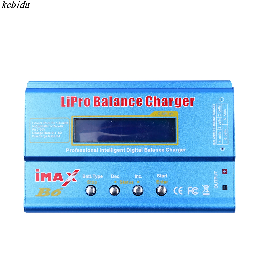 Kebidu 1Pc Li-Ion Ni-Cd Rc Batterij Imax B6 Lipro Nimh Balance Digital Charger Discharger Voor Nimh Nicd batterij 60W Max