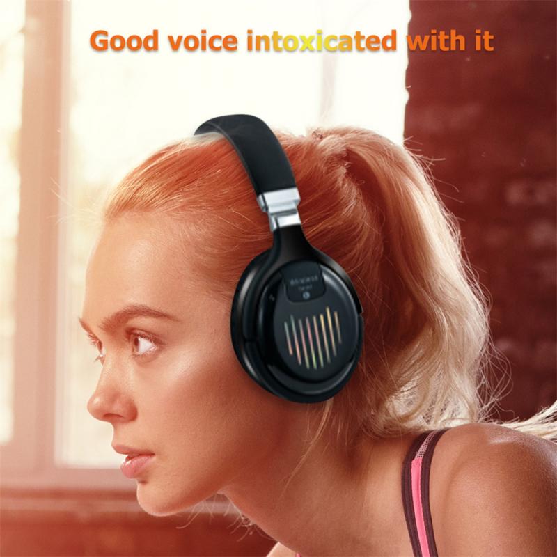 TM-061 Wireless Bluetooth 5.0 Gaming Earphone Folded Hifi Stereo Headphone Over-ear Headset For Gamer Mobile Phone Smartphone