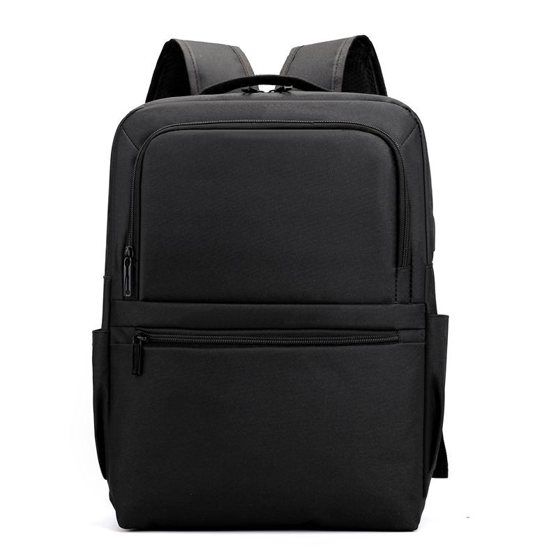 15 inch laptop rugzak voor mannen, antidiefstal reistas, waterdichte rugzak voor mannen, collegerugzak, schooltas voor jongens en meisjes: Zwart