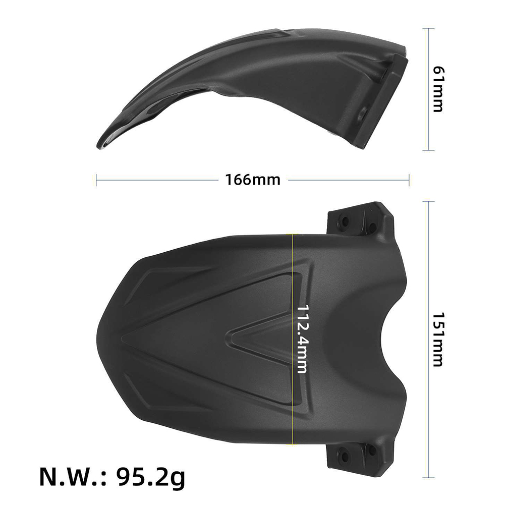 For bakskjerm for kukirin for  g2 for master elektrisk sparkesykkel plastbeskyttelse sparkesykkel for bakdeler