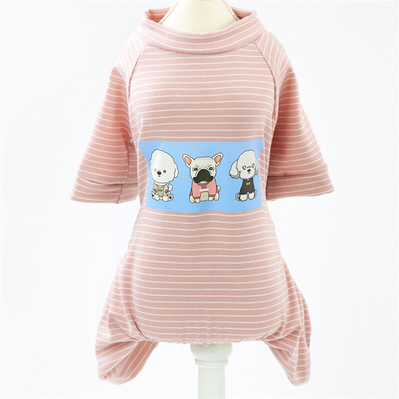 Ff135 dog summer jumpsuit rompers pet dog cotton coverall spring clothes