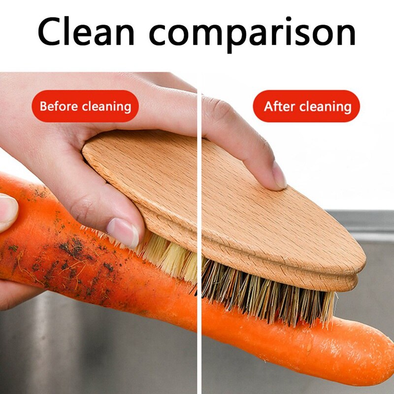 Di Palma da cocco Patata pelapatate Frutta Verdura Spazzola per La Pulizia facile Spazzola di Pulizia Carota Zenzero Pelapatate Da Cucina gadget