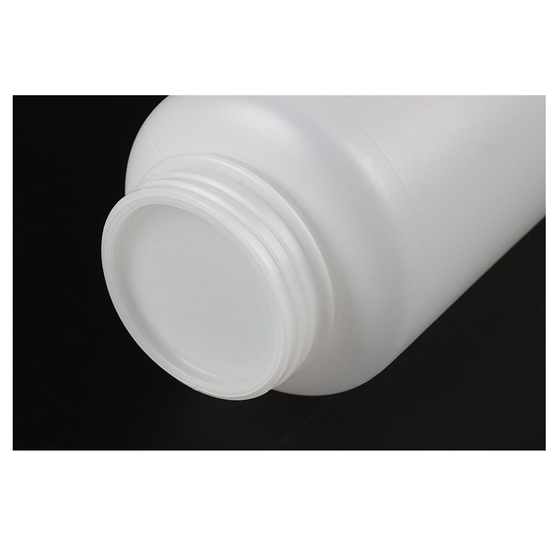 1000mL Laboratory Bottle With Cap Chemical Capacity Storage Bottle Plastic White Transparent Graduated Lab Bottle