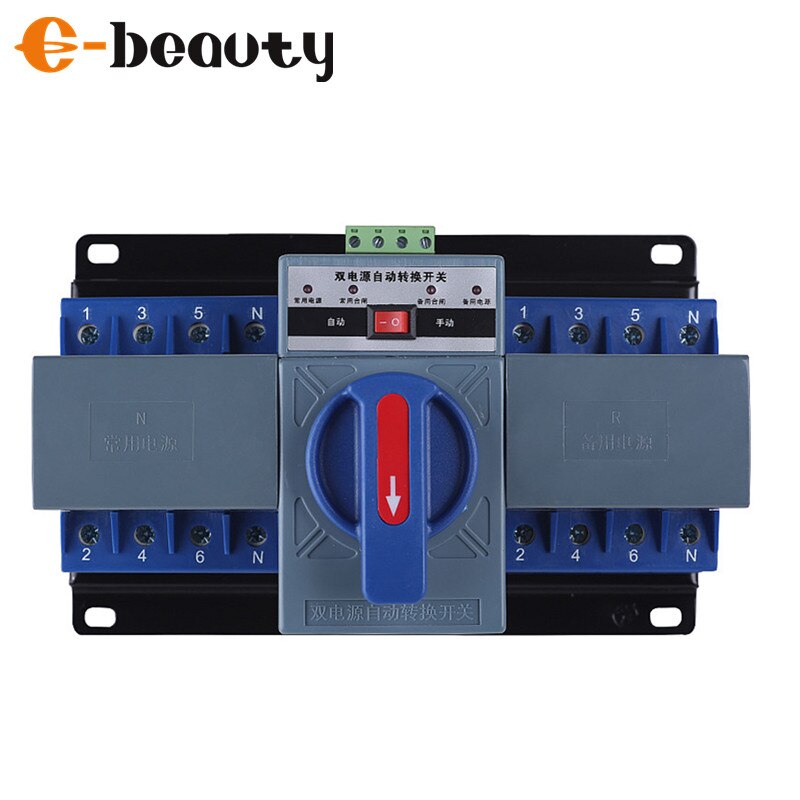 Diesel Generator Parts Automatic Transfer Switch 4P 63A 380V