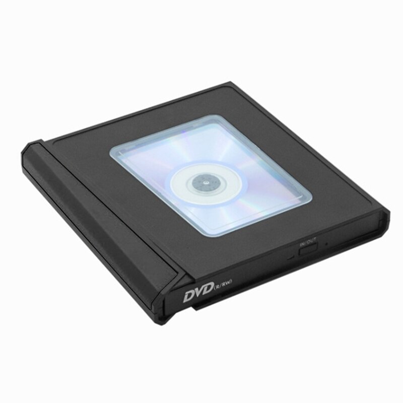 External CD/DVD Drive USB 2.0 CD DVD Burner for Laptops Windows 10/8/7 Linux Operating System for Desktop: Default Title