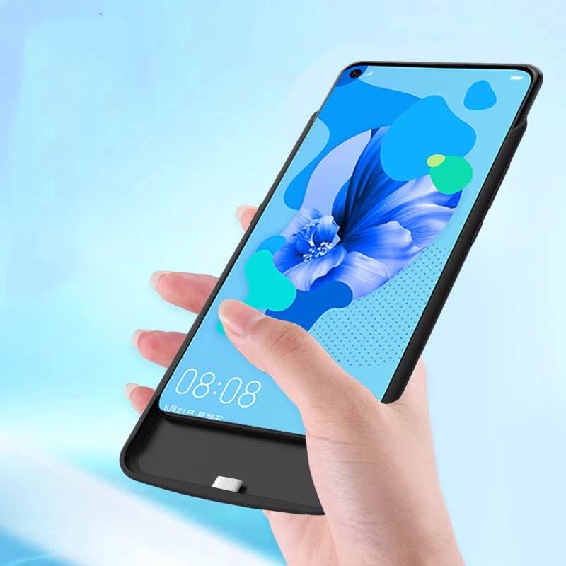 Power Bank Case for Huawei P20 Lite - 6800mAh Battery Charger Case - Shockproof External Battery Back Cover