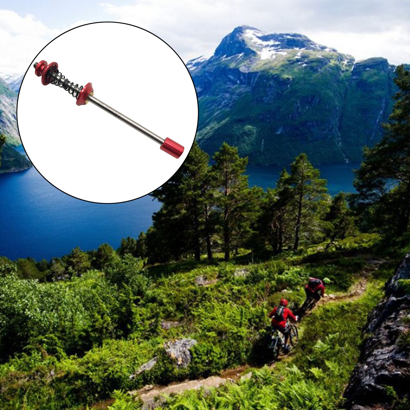 Mountain Bike Quick Release Lever Hub Road Skewers Cycling Wheel Skewer Part: Red 85