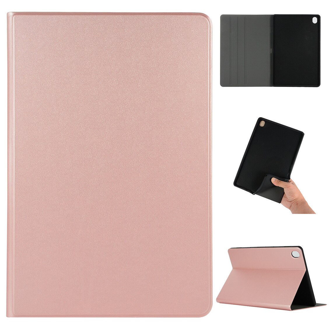 Til huawei mediapad  m6 10.8 etui blød tpu slim folio stativ beskyttende tablet funda cover til huawei mediapad  m6 10.8 tommer: Rgold