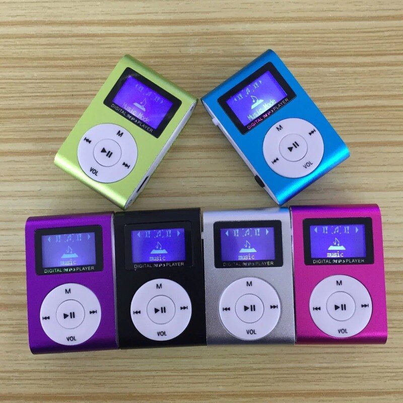 MP3 Player Support TF Card MP3 Metal Clip MP3 Portable Player