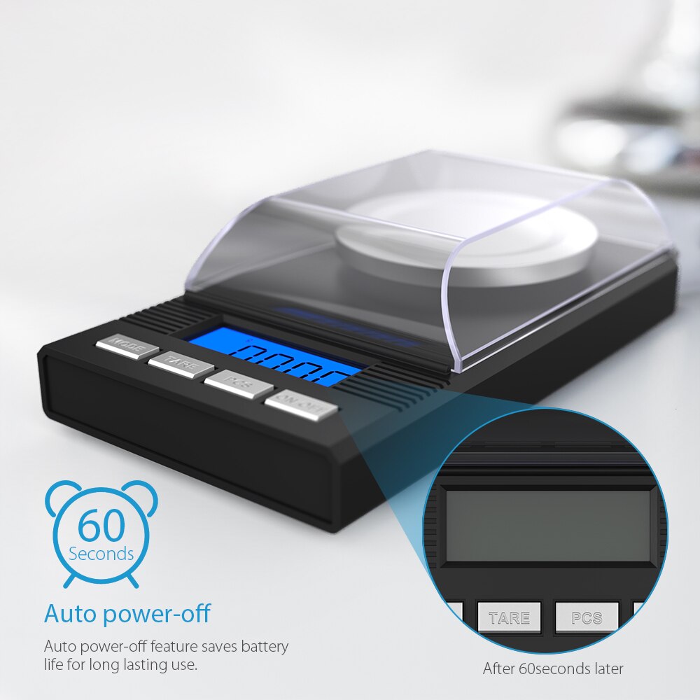 50g x 0.001g High Accurate Scale AMW Gemini bilancia balanza Digital Milligram/ Gram pocket jewelry Scale electronic scales