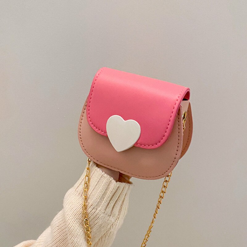 Mignon enfants Mini sacs à main et sacs à main automne hiver en cuir sacs à bandoulière pour bébé filles petite pièce pochette fille sac à main de fête
