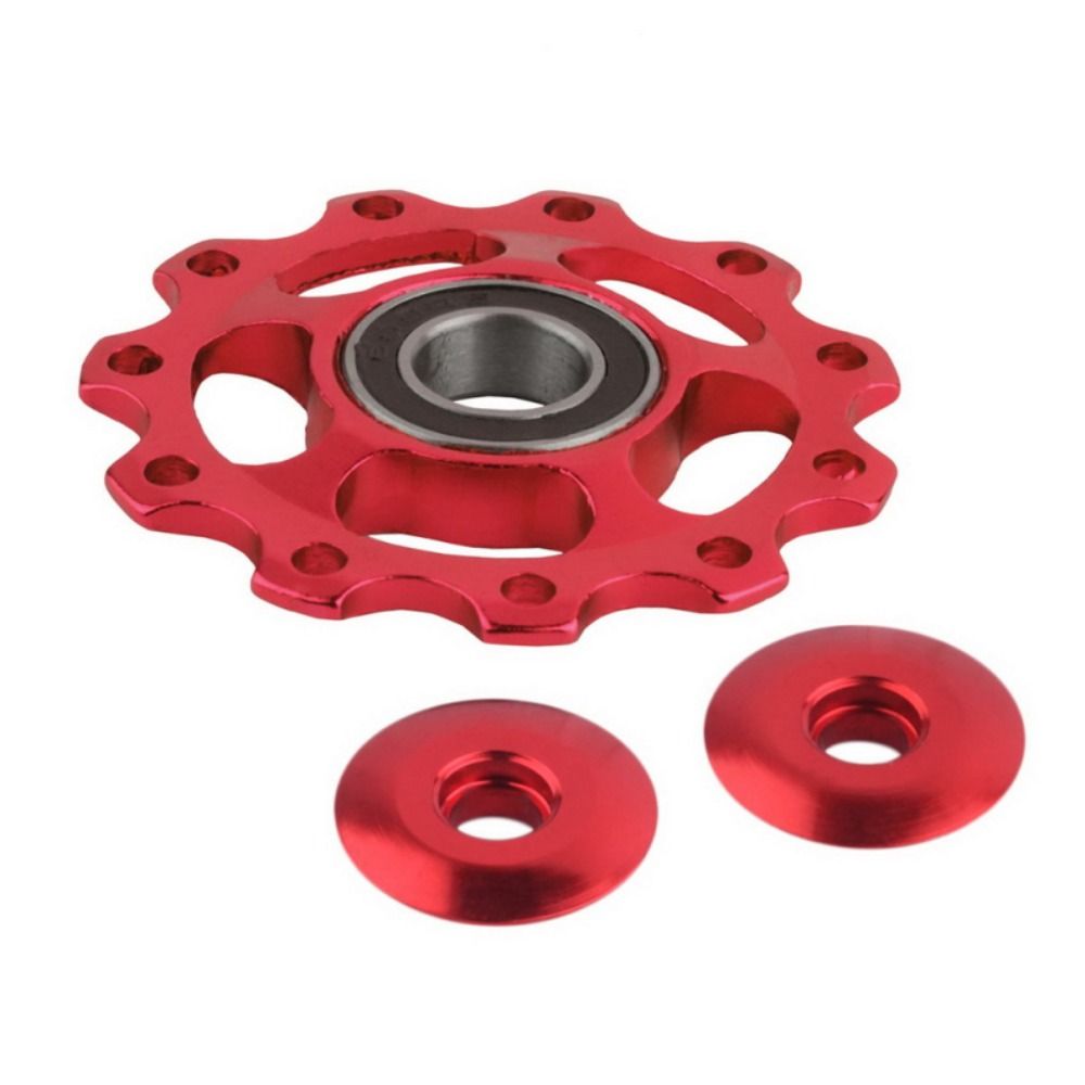 Wheel Rear Guide Wheel Freewheel Roller Mountain Bike Wheel Rear Derailleur Pulley Derailleur Pulleys Jockey Wheel Rs Bearing: Default Title