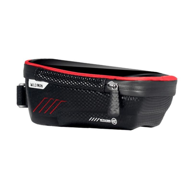 Sacos de bicicleta equitação da bicicleta frente jaqueta tubo quadro pacote mountain bike à prova dwaterproof água capa do telefone móvel