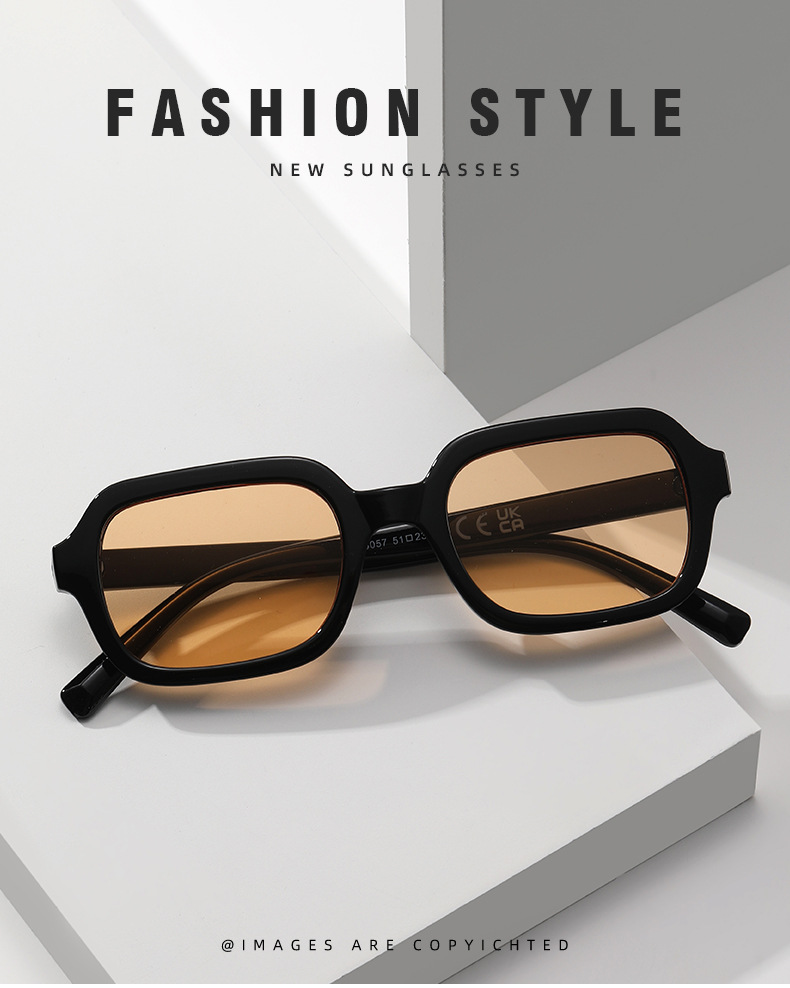 Vwktuun Jahrgang damen-sonnenbrille, kleines quadratisches modell,  uv400 farbenfrohe Straße-sonnenbrillen für damen