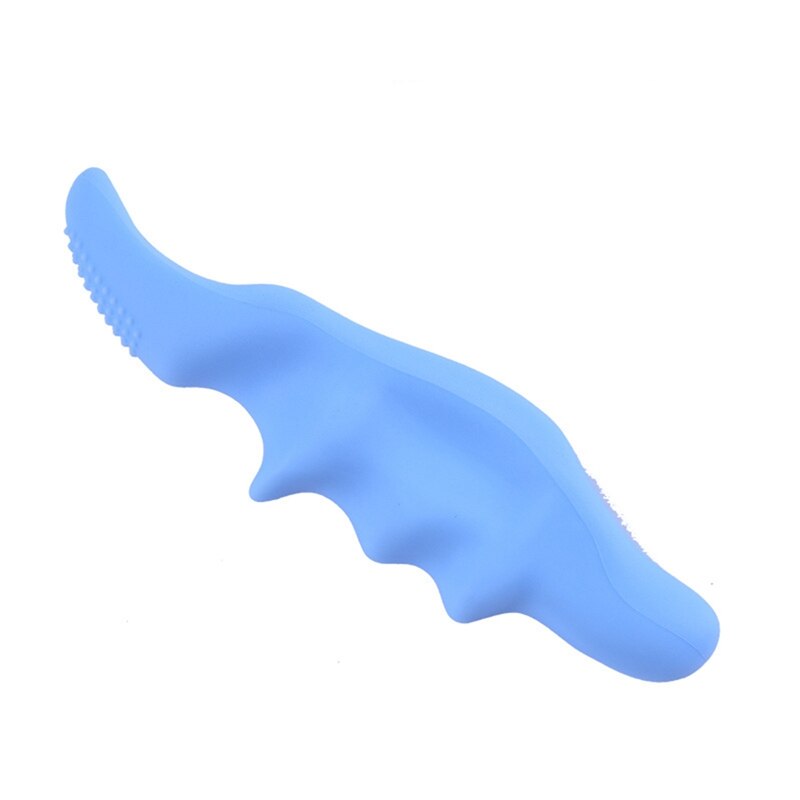 Duim Massage Apparaat Siliconen Duim Saver Massager Fysiotherapie Klein Gereedschap Full Body Deep Tissue Trigger Massage Apparaat 15.5Cm: Black